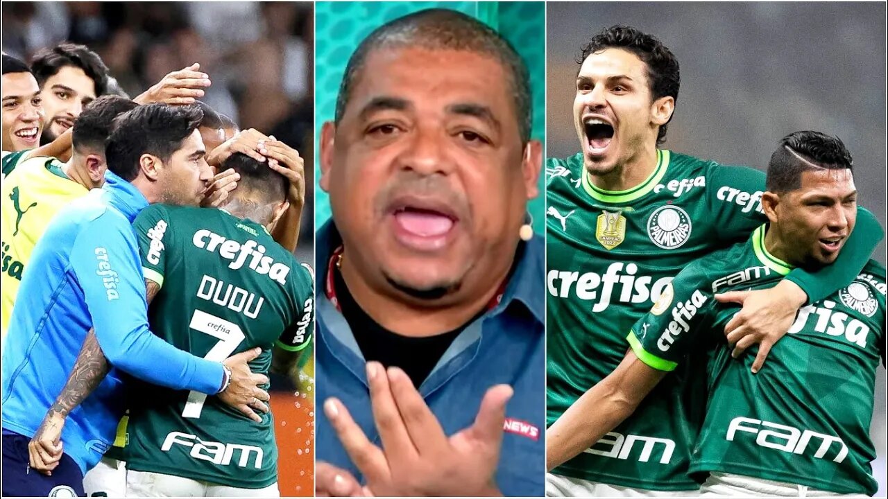 "SABE o que ME ADMIRA MUITO no Palmeiras do Abel? VOCÊ VÊ esse time jogar e..." Vampeta FAZ ELOGIO!