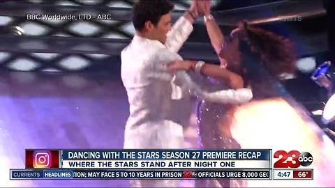 Dancing With The Stars night 1