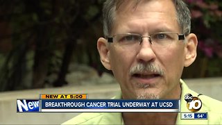 Breakthrough cancer trial underway at UC San Diego