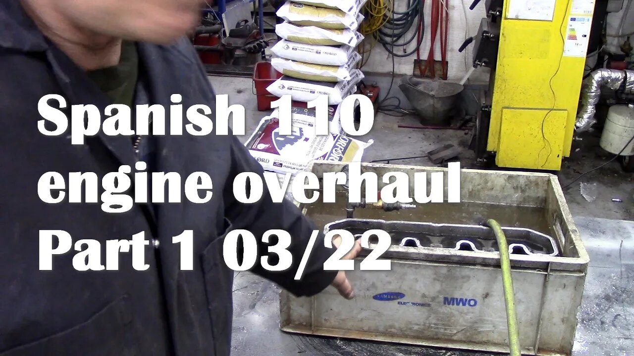 Spanish 110 original engine overhaul. Part 1. Checking and cleaning the head