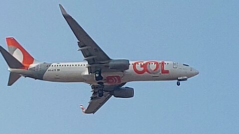 Boeing 737-800 PR-GTE coming from Salvador to Fortaleza