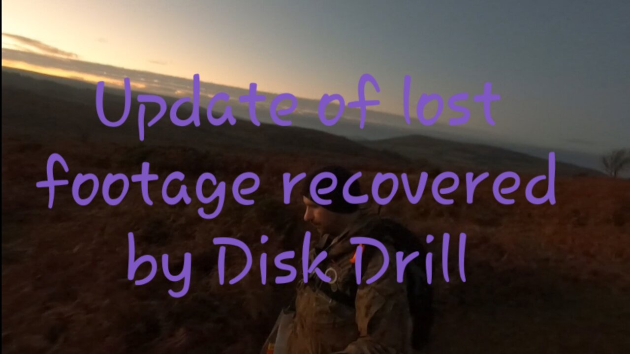 update of recovered footage using Disk Drill