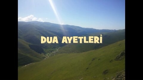 PERŞEMBE GÜNÜ EVRADI / DUA AYETLERİ