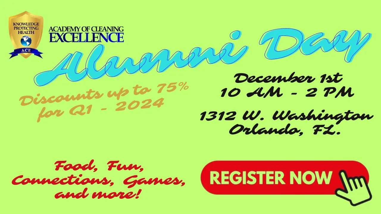 Academy Alumni Appreciation Day * Orlando * 12/1/23