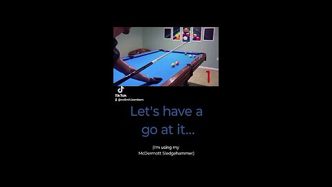 Cuz why not try it? #pool #billiards #8ball #8ballpool🎱 #trickshots