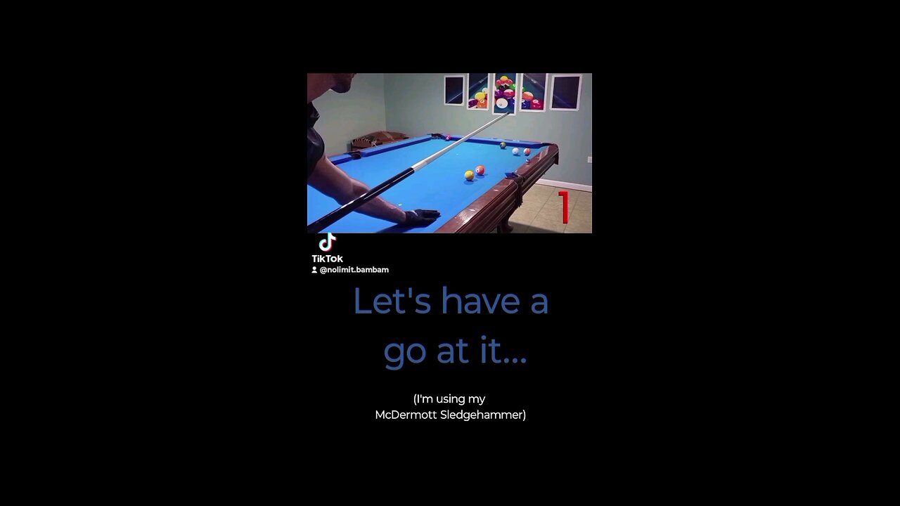 Cuz why not try it? #pool #billiards #8ball #8ballpool🎱 #trickshots