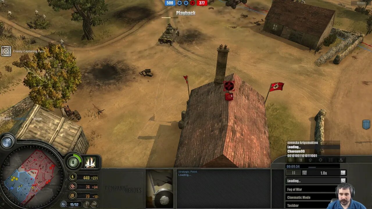 Svenska Krigsmakten, Loading... vs Chaosum99, 001010011010111001 || Company of Heroes 1