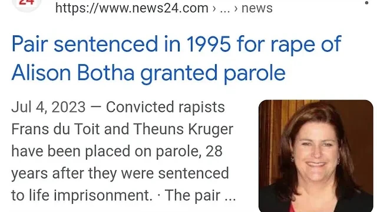 1995 RAPE ALLISON BOTHA