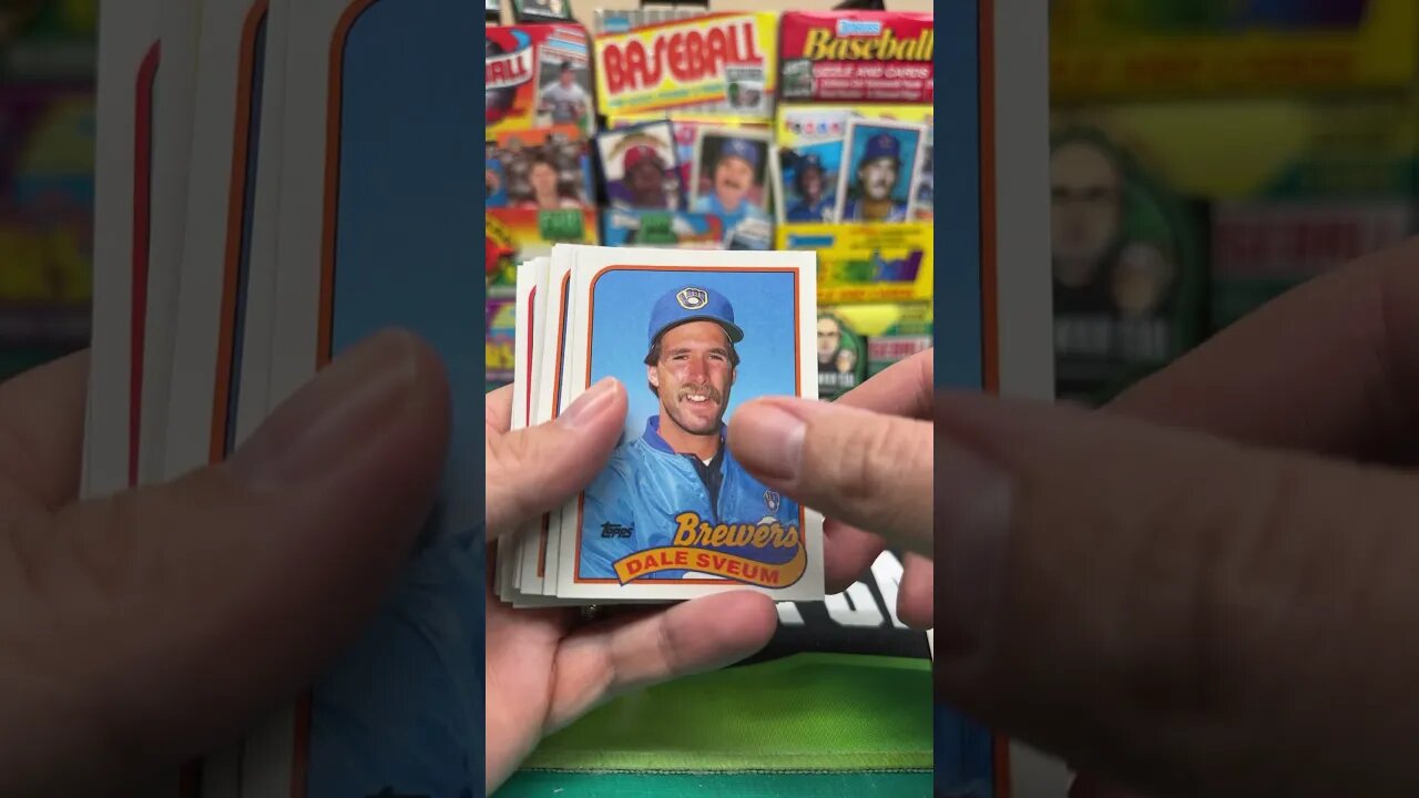 1989 Topps Baseball Pack #shorts