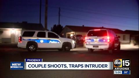 Valley man accidentally shoots intruder in Phoenix