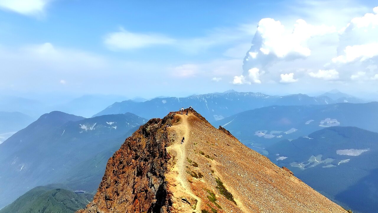 A group of seniors conquer Mount Cheam, British Columbia