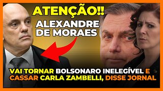 URGENTE | SEGUNDO O ESTADÃO está tudo certo para tornar BOLSONARO INELEGÍVEL E CASSAR CARLA ZAMBELLI