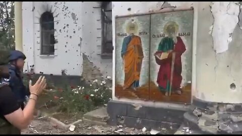 Miracle Orthodox Church: Church Destroyed, Fresco Left Untouched!