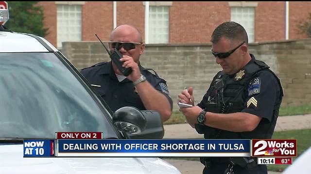 Ride with Tulsa Police officers helping with patrol duty