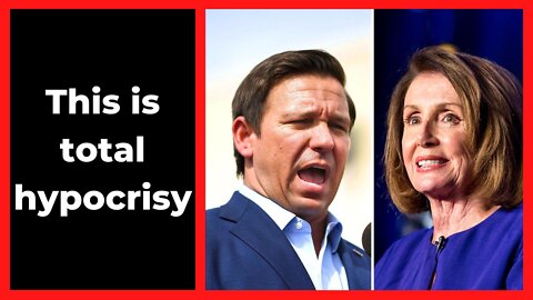 Total Hypocrisy DeSantis slams Leftists