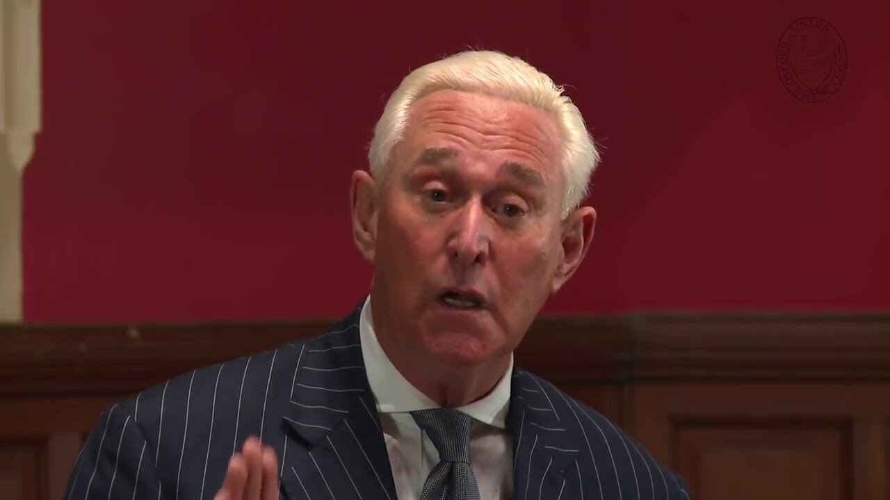 Roger Stone Full Address and QA Oxford Union