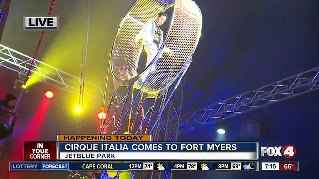 The Water Circus comes to Fort Myers -- 7am live report