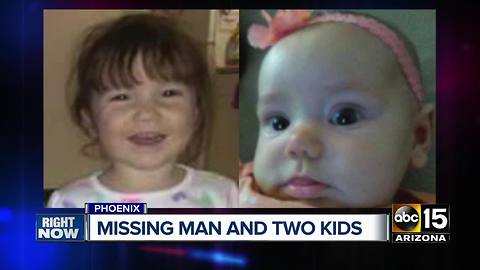 A man and two kids are missing in Phoenix