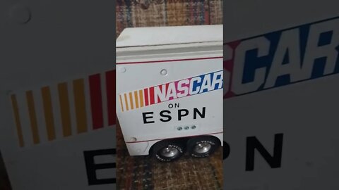 Vintage Broadcast Studio Toy Truck #toys #trucks #nascar #espn #broadcast #oldschool