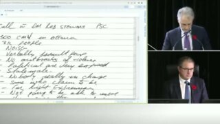 Lawyer Collapses During Emergency Act Inquiry