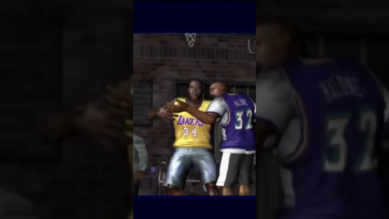 SHAQ BREAKS THE RIM IN NBA STREET VOL 2