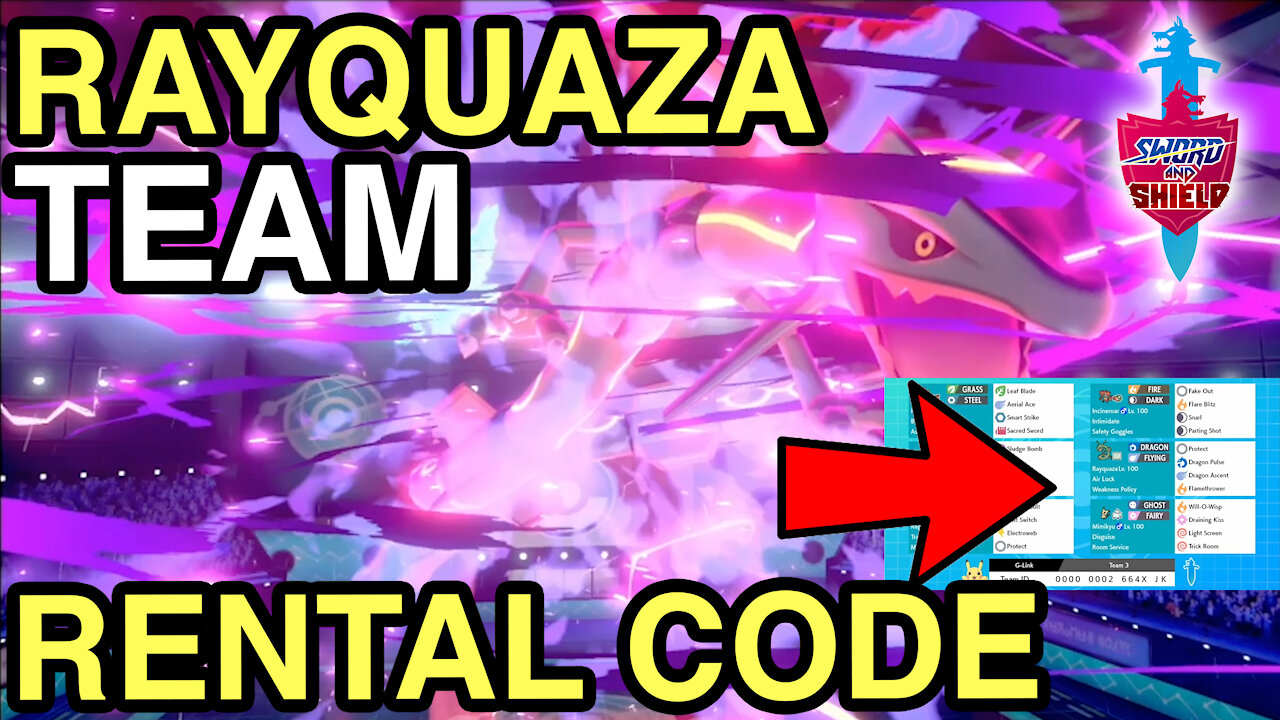 Rayquaza Team! • VGC Series 8 • Pokemon Sword & Shield Ranked Battles