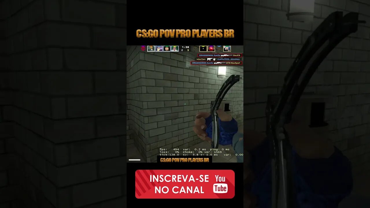 Vitality ZywOo 4k de AWP, ele jogando parece facil #shorts