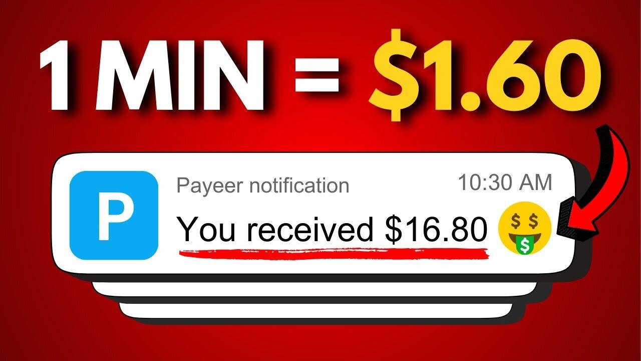 Get Paid $1.60 Every MIN 🤑 with this *App*- Make Money Online (2024)