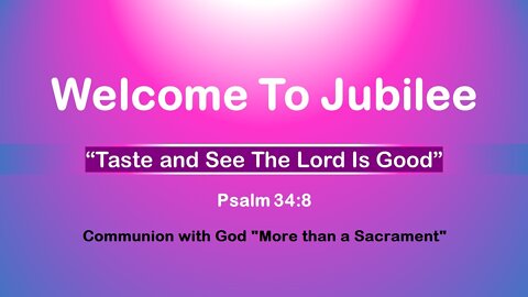 Communion with God "More than a Sacrament"