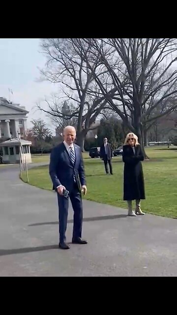 Biden Bizarrely Stares At The Press Without Taking Questions