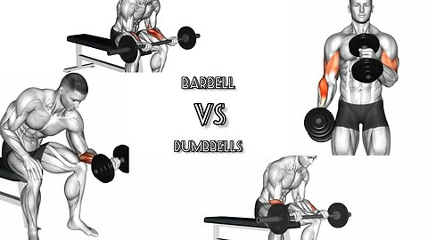 Barbell vs dumbbells: Forearm