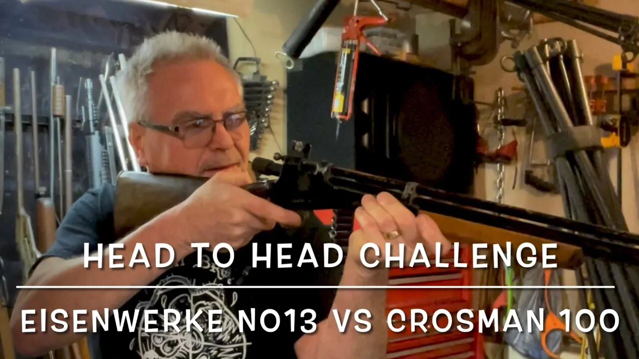 Head to head challenge very rare and very old Crosman 100 vs Eisenwerke gem No13 75 vs 125 years old
