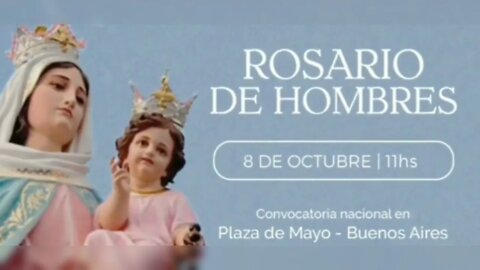 Convocatoria al Rosario de Hombres - 8 de octubre de 2022