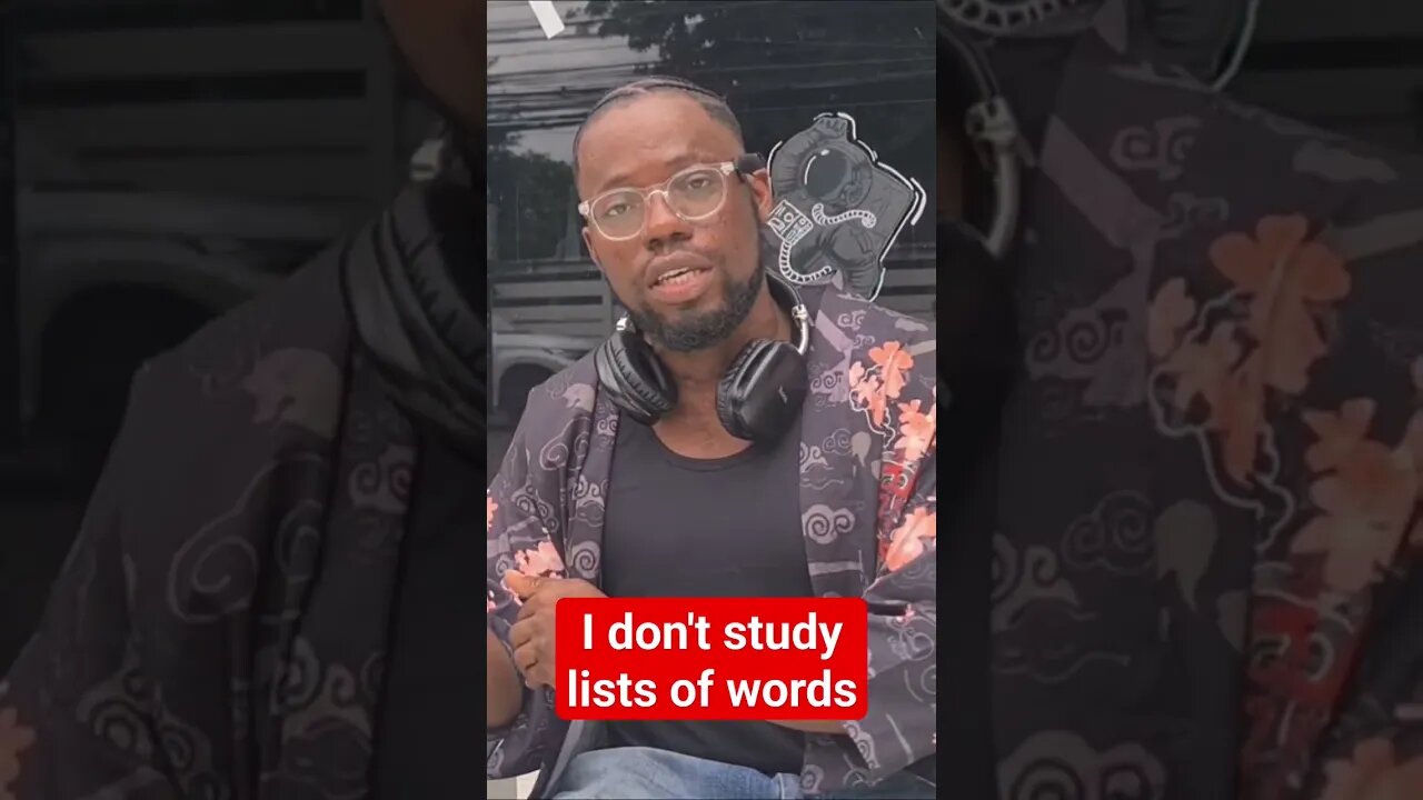 I don't study lists of words #languagelearning #languageexchange #motivation #secondlanguage