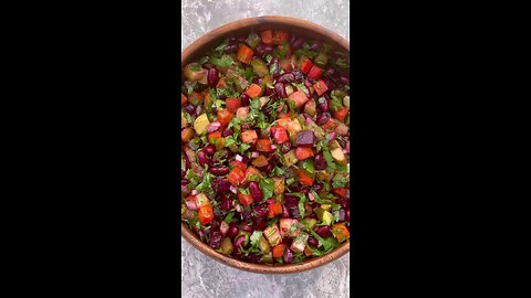 Winter Roast Veggie Salad 🥗 😋