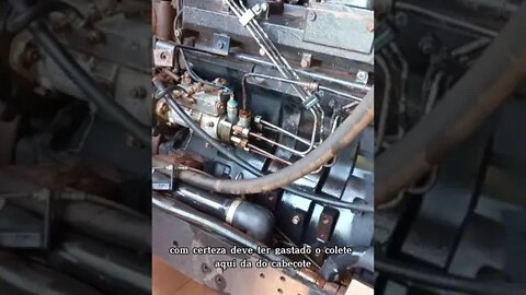 Trator BH 165 fumaciando muito #shorts #mecanica #motor