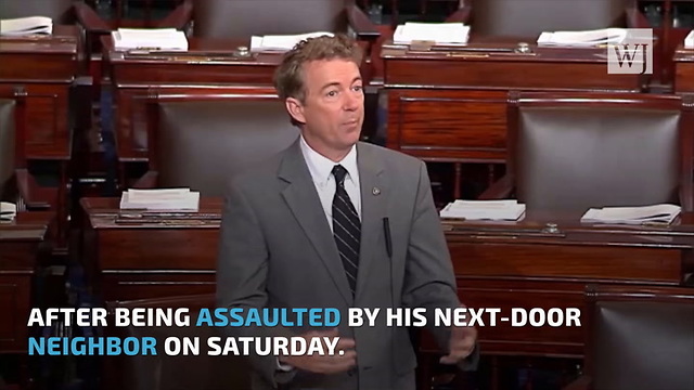 Sen. Rand Paul recovering from 5 broken ribs after assault