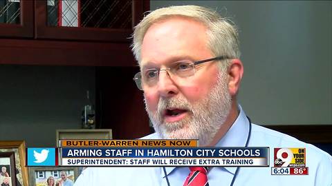 Arming staff in Hamilton City Schools