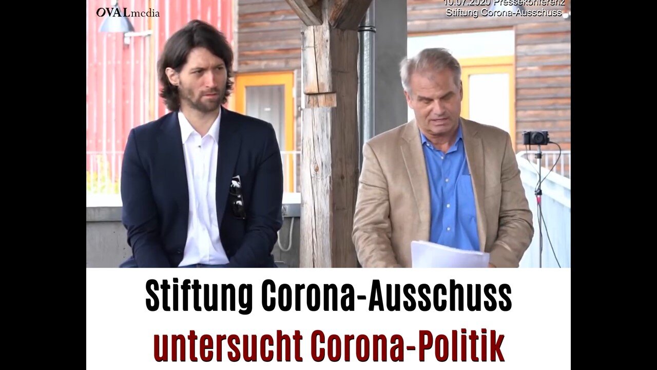 Rechtliche Aufarbeitung - Pressekonferenz Stiftung Corona-Ausschuss