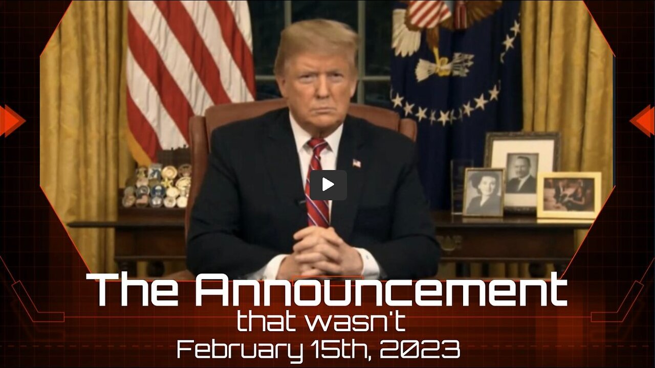 The Announcement that wasn't - February 15th, 2023