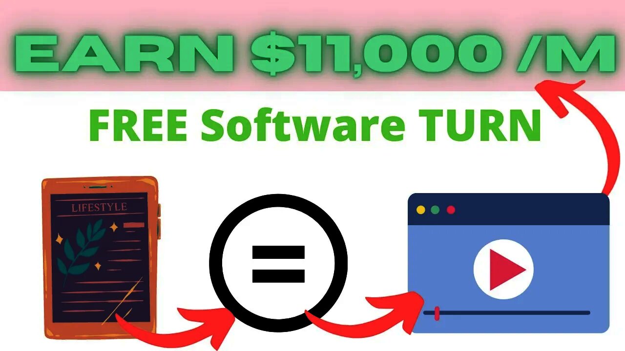 Turn Article Into Video & EARN $11,000 Per Month | Make Money For Free