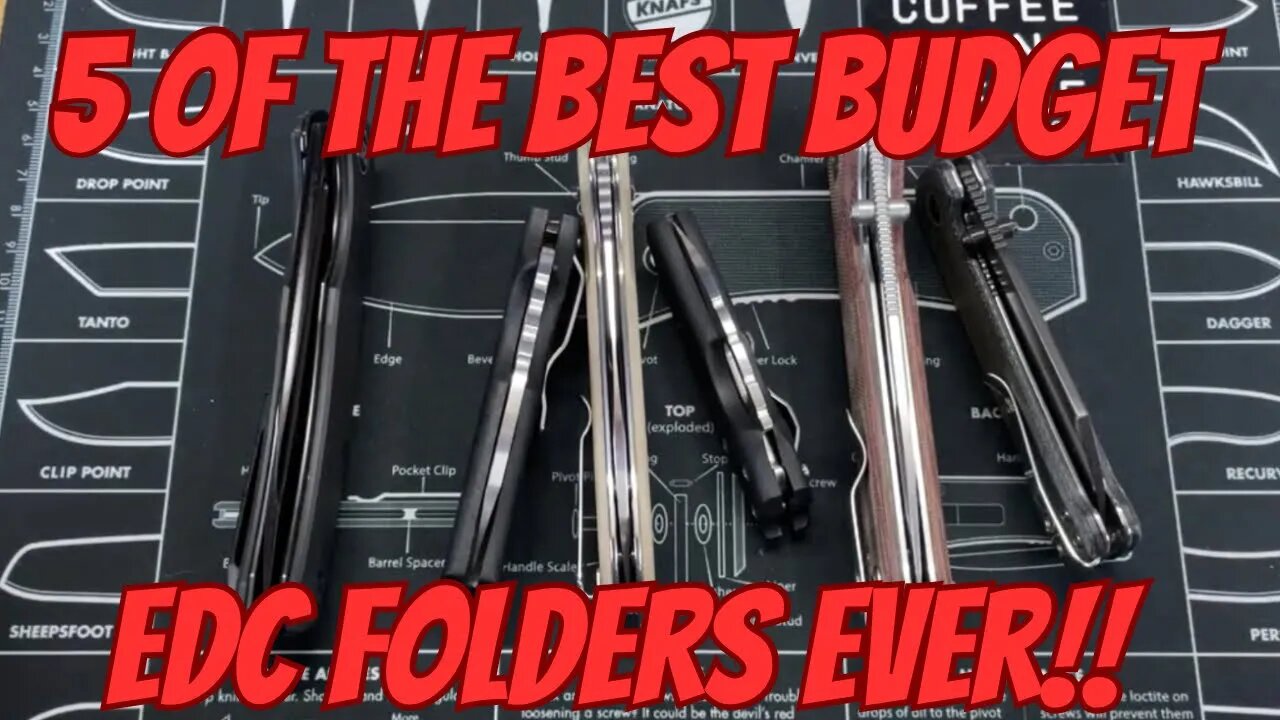 5 ALL TIME GREATEST EDC BUDGET KNIVES