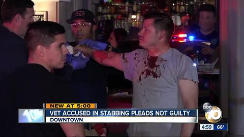 Army vet accused of stabbing soldier in the face pleads not guilty