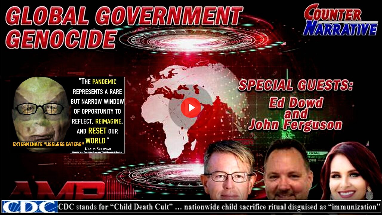 Global Government Genocide | Counter Narrative Ep. 142 (Related info & links in description)