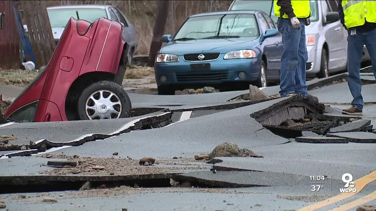 Water main break causes destruction in East End