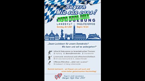 Infotruck in Landshut 24.01.21 REDE Karl Hilz