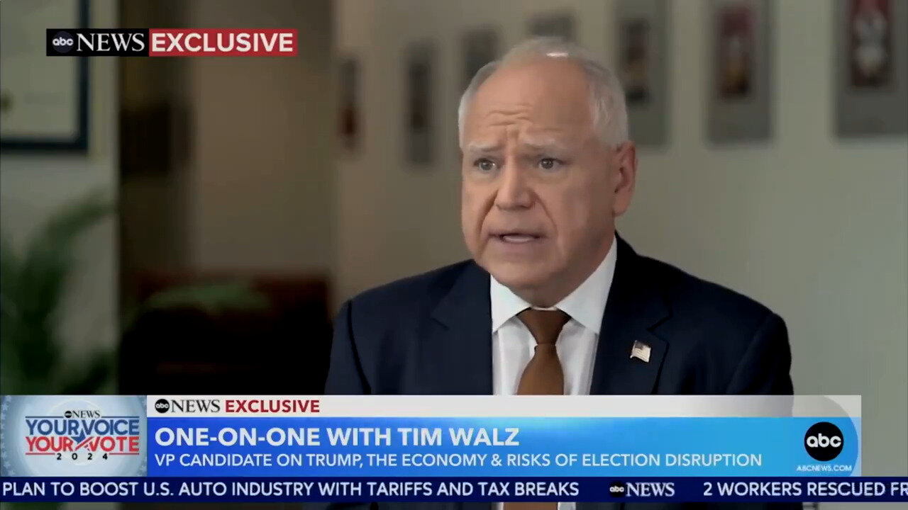 Tim Walz Gifts Trump A New Campaign Ad: Biden Did Everything Right & Kamala's Values Haven't Changed