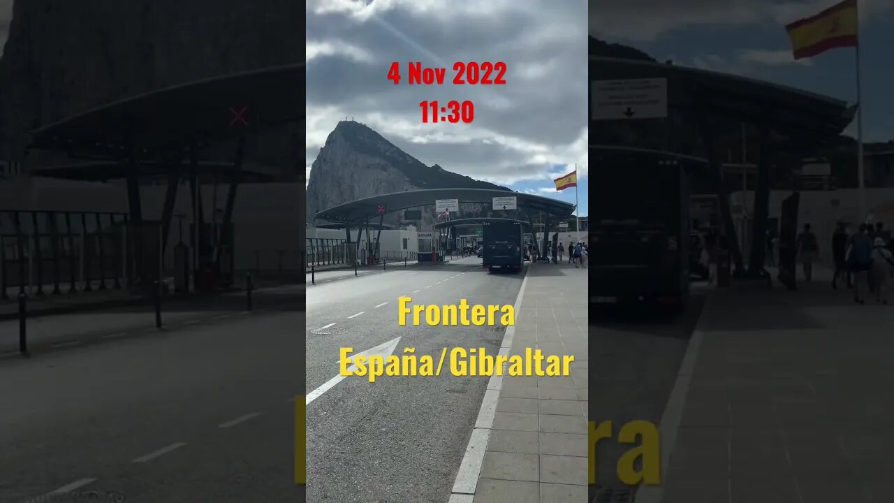 Frontera España/Gibraltar