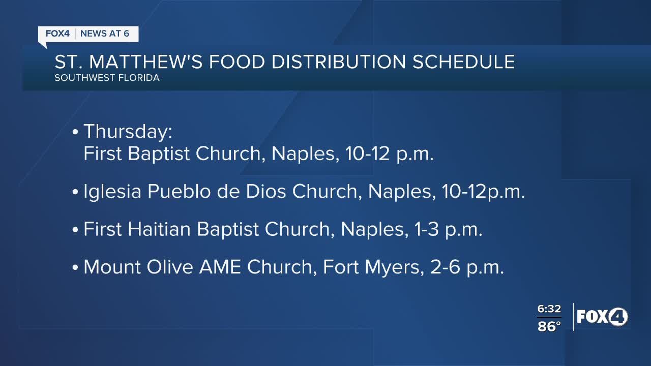 Southwest Florida food drives