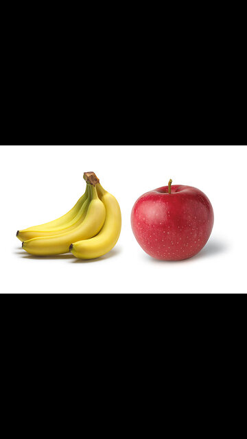 Apples and bananas didn't always look like how we see them today